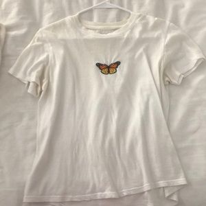brandy melville butterfly shirt